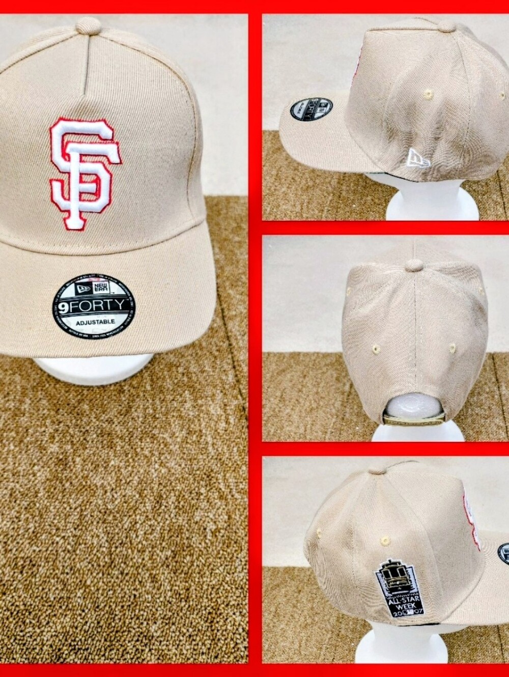 SAN FRANCISCO GIANTS MLB BASEBALL SNAPBACK HAT.